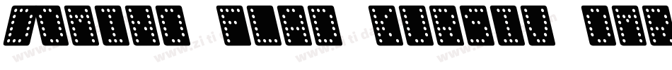 Domino flad kursiv omrids字体转换